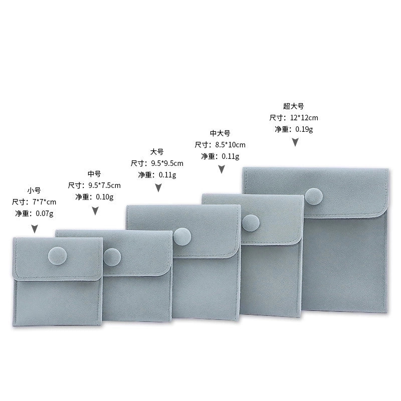 Minimalist Solid Color Cloth Jewelry Packaging Bags
