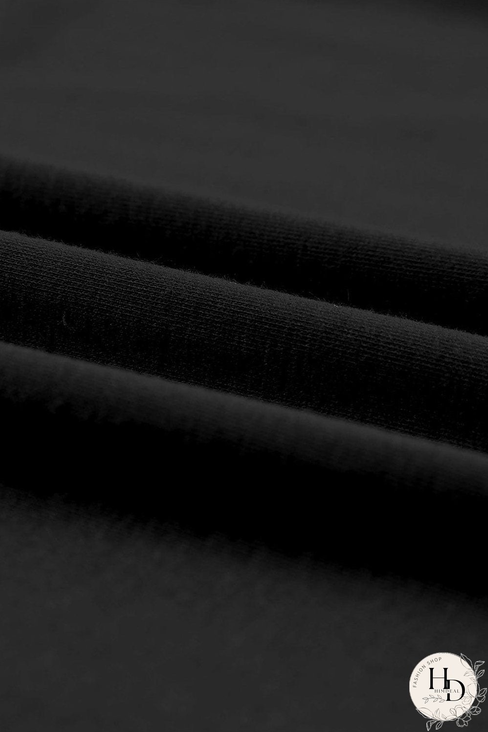 Black Lace-Up Hollow-out Tank Top