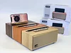 Bluetooth Speaker Vintage Wood Grain Retro Portable Radio TWS Wireless Subwoofer