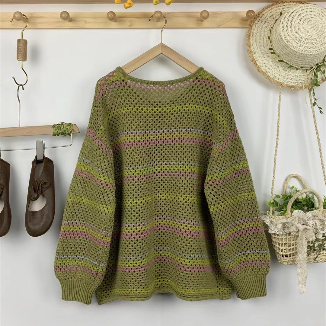 Chicfifth Sweater Women Winter Long Sleeve High Quality Autumn Vintage Top Knitted Cardigan