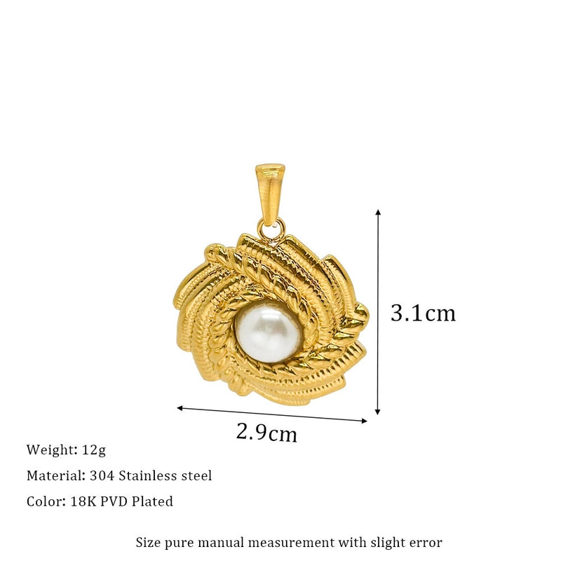 1 Piece 304 Stainless Steel Geometric Pendant Jewelry Accessories