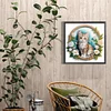>SALE<DIY Partial Special Shaped Drill Diamond Painting Simple Kitten 40x40cm
