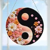 Acryl Yin Yang Diagramm der blühenden Blume - 5d DIY Handwerk Anhänger