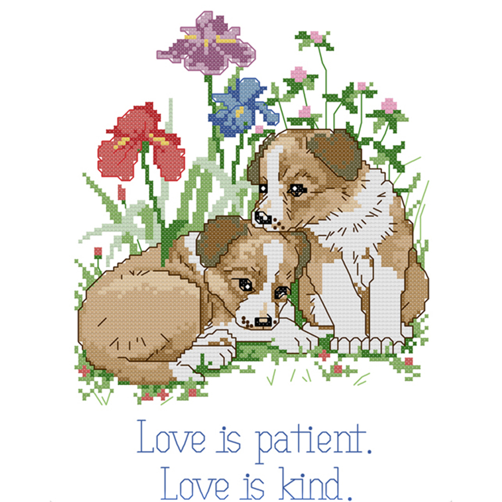 

Animal - 14CT Stamped Cross Stitch - 22*30cm, 501 Original