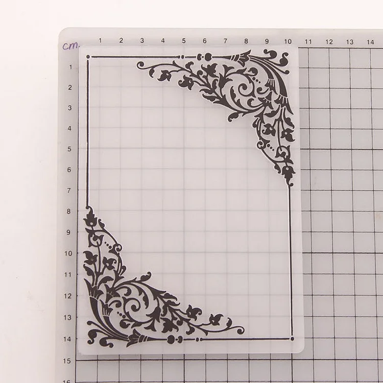 Frame flower print DIY Plastic Embossing Folders for DIY Scrapbooking Paper Craft/Card Making Decoration Supplies