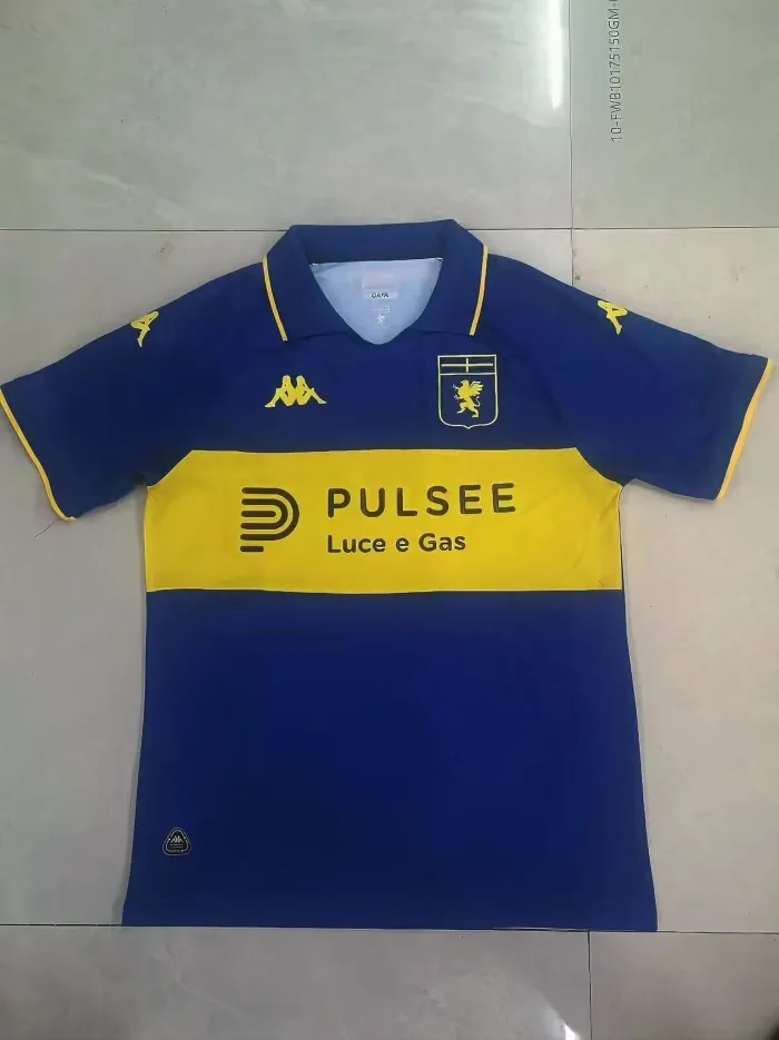 Fan Version 2025-2026 Genoa Fourth (With Sponor Logo) Soccer Jersey