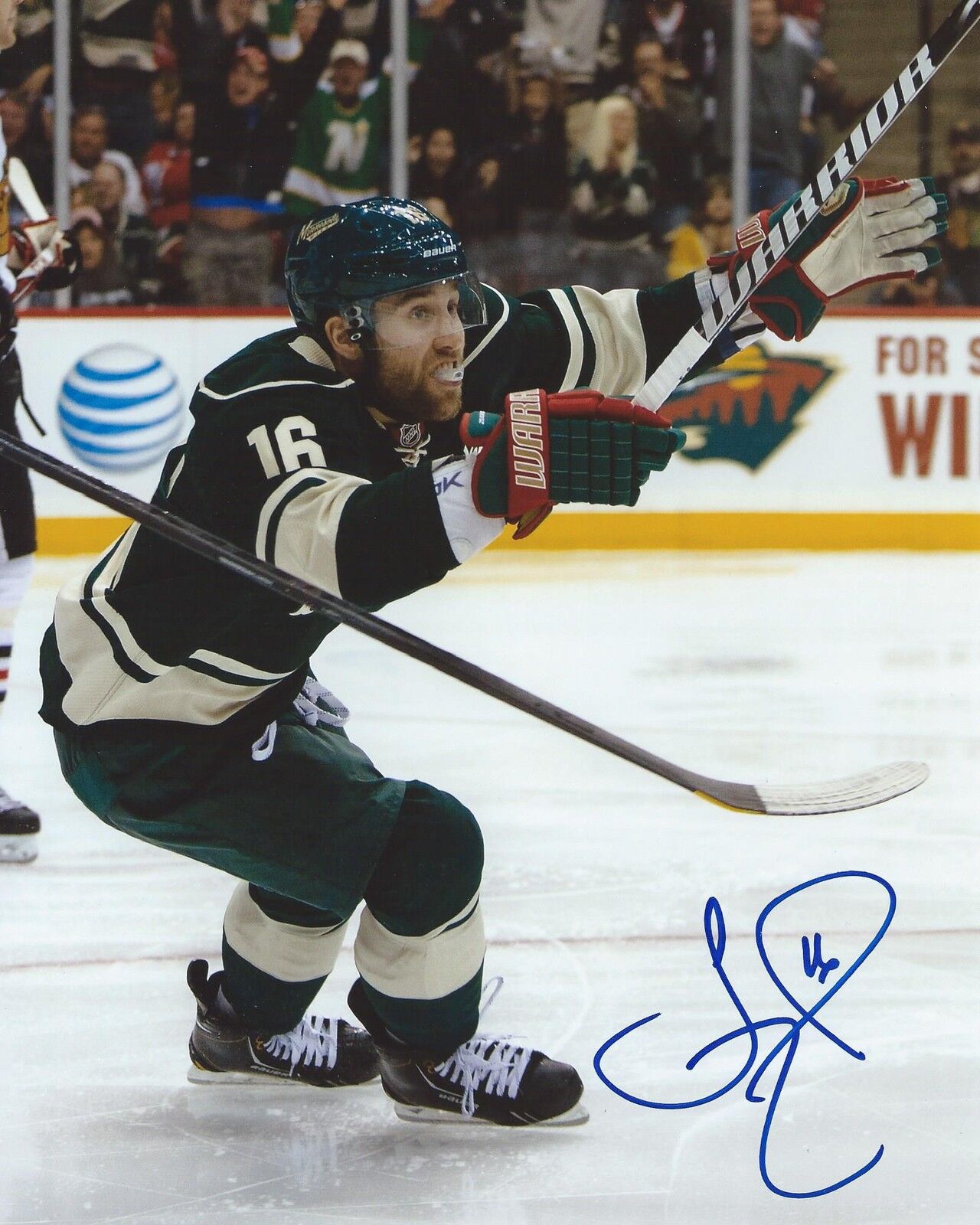 Jason Zucker Signed 8x10 Photo Poster painting Minnesota Wild Autographed COA B