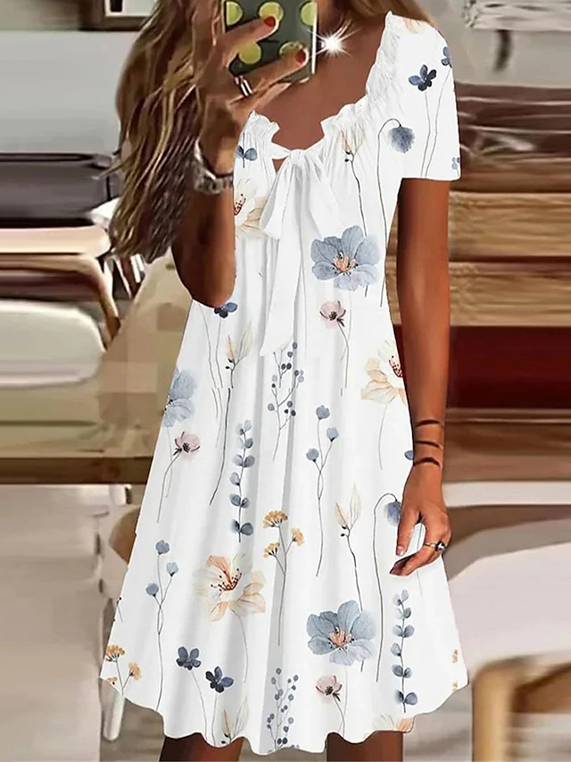 Women's Casual Summer Print Dress