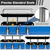 [US Local Warehouse] 3-Station Edge Roller Bender 0-90 Bending Angle Hand Sheet Metal Bender with Aluminum Alloy Handle Metal Bending Tool for Making 1/2 to 5 in 13 to 130mm Bends (Black)