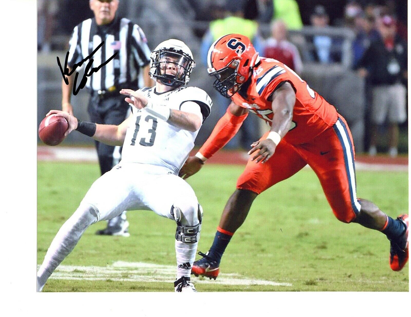 Kendall Coleman Syracuse Orange Signed autographed 8x10 football Photo Poster painting Cuse!