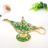 Handmade Enamel Alloy Aladdin Magic Lamp