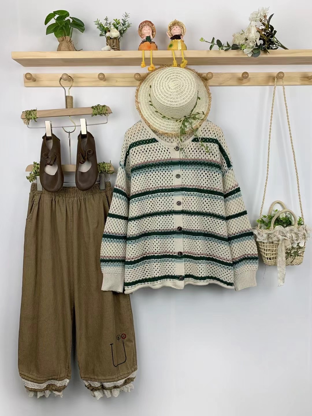 Chicfifth Sweater Women Winter Long Sleeve High Quality Autumn Vintage Top Knitted Cardigan