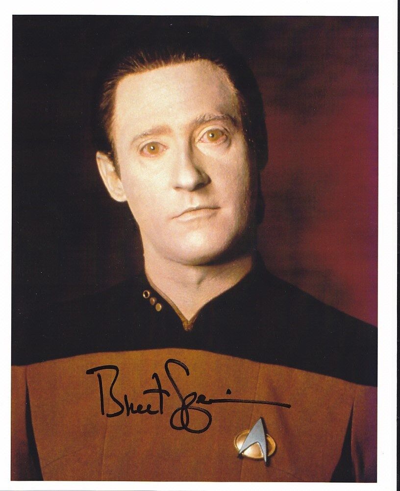 Brent Spiner - Star Trek TNG signed Photo Poster painting