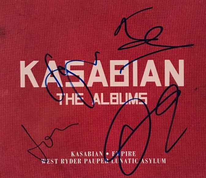 KASABIAN Signed 'The Albums' Photo Poster paintinggraph - Rock Band - preprint