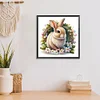 >SALE<5D DIY Full Round Drill Diamond Painting Rabbit Kit Home Decor Art Craft 30x30cm