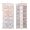 Dual Sided Hanging Bra Underwear Socks Storage Wardrobe Organiser Tidy Hanger 24 Mesh Pockets