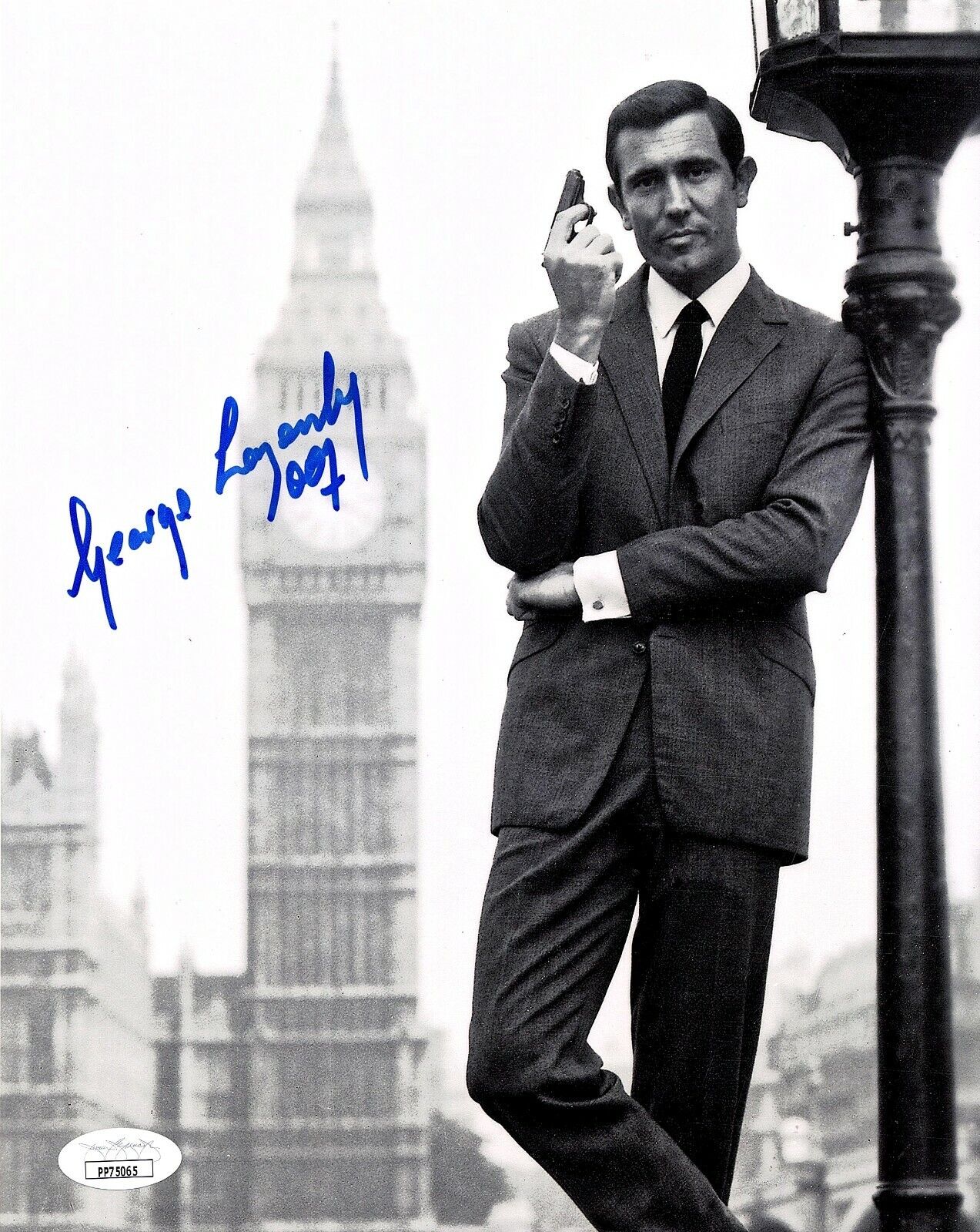 GEORGE LAZENBY Autographed Hand SIGNED 8x10 Photo Poster painting JAMES BOND 007 JSA CERTIFIED