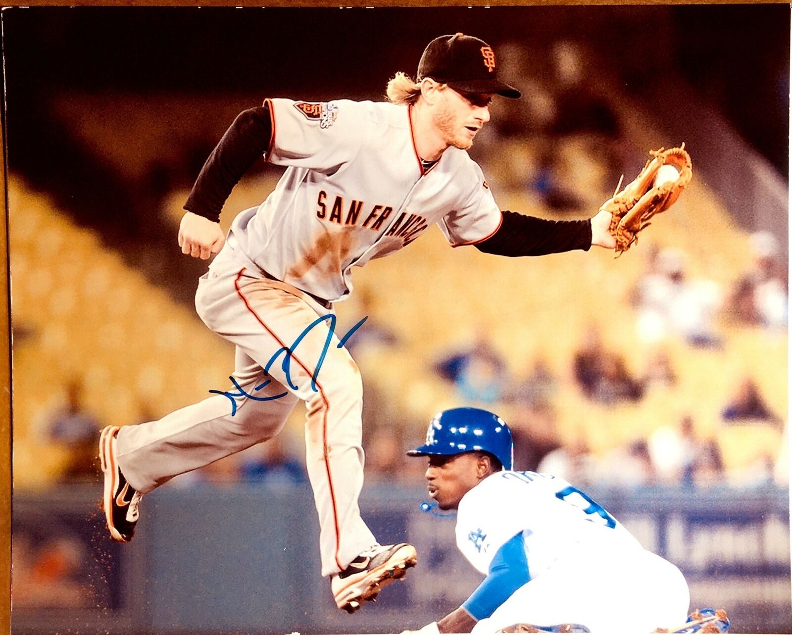 Mike Fontenot Signed 8x10 Photo Poster painting Chicago Cubs SF Giants Phillies Autograph Auto