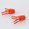 50 Pcs Plant Grafting Clip for Cucumber Eggplant Watermelon (Round Mouth)