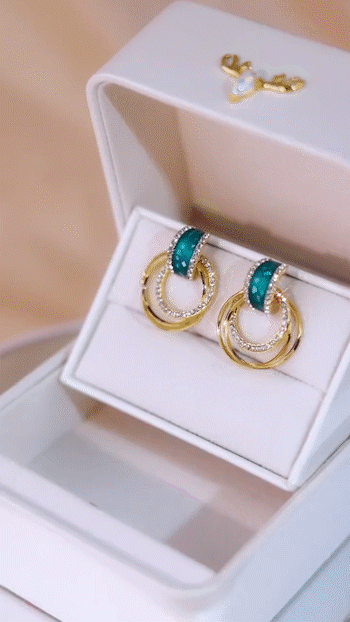 LAST DAY 50% OFF - Diamond Multi-Hoop Earrings BUY 2 FREE SHIPPING)