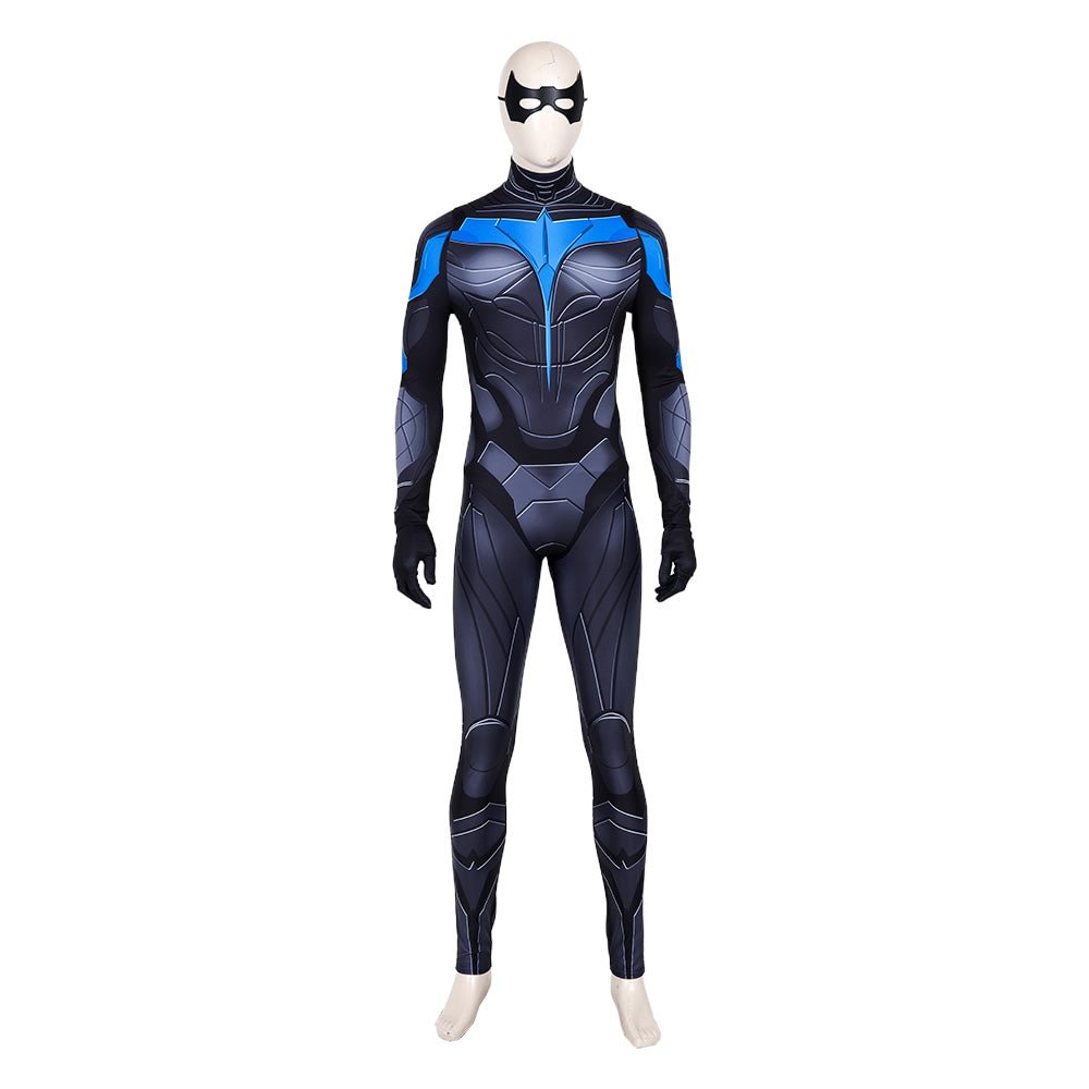 Titans Nightwing Cosplay Costume Dick Grayson 3D Printed Spandex Cosplay Suit