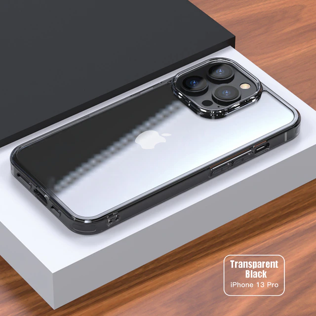 Luxury Tempered Glass Clear iPhone Case
