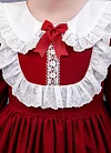 Kid Girl Party Lolita Princess Elegant Christmas Dress
