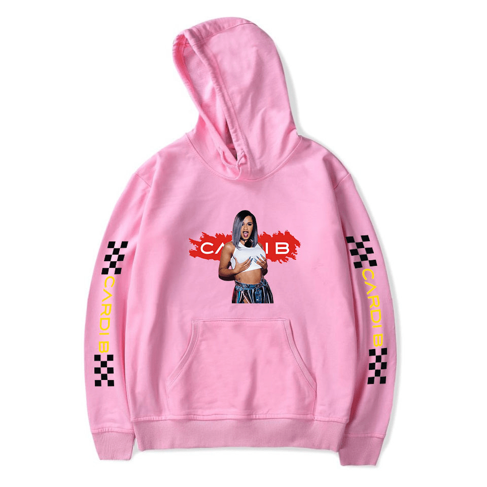 Cardi B Hoodie Fashion Pull Over Sweatshirt Hoodie