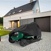 Lawn Mower Cover 210D Oxford Cloth Waterproof Dust Cover for Outdoor Garden