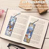 (US Local)Christmas Deer A5 Size Diamond Painting Notebook Set with 4Pcs Bookmark Gift