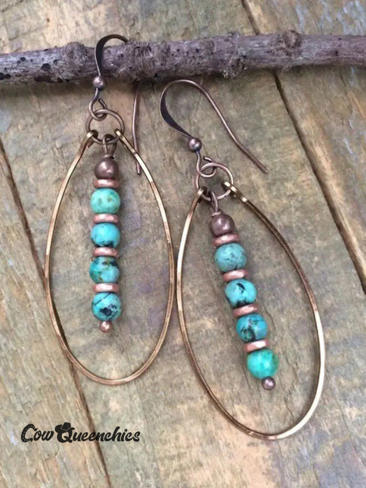 Vintage Turquoise Accessory Earrings Multicolor / One