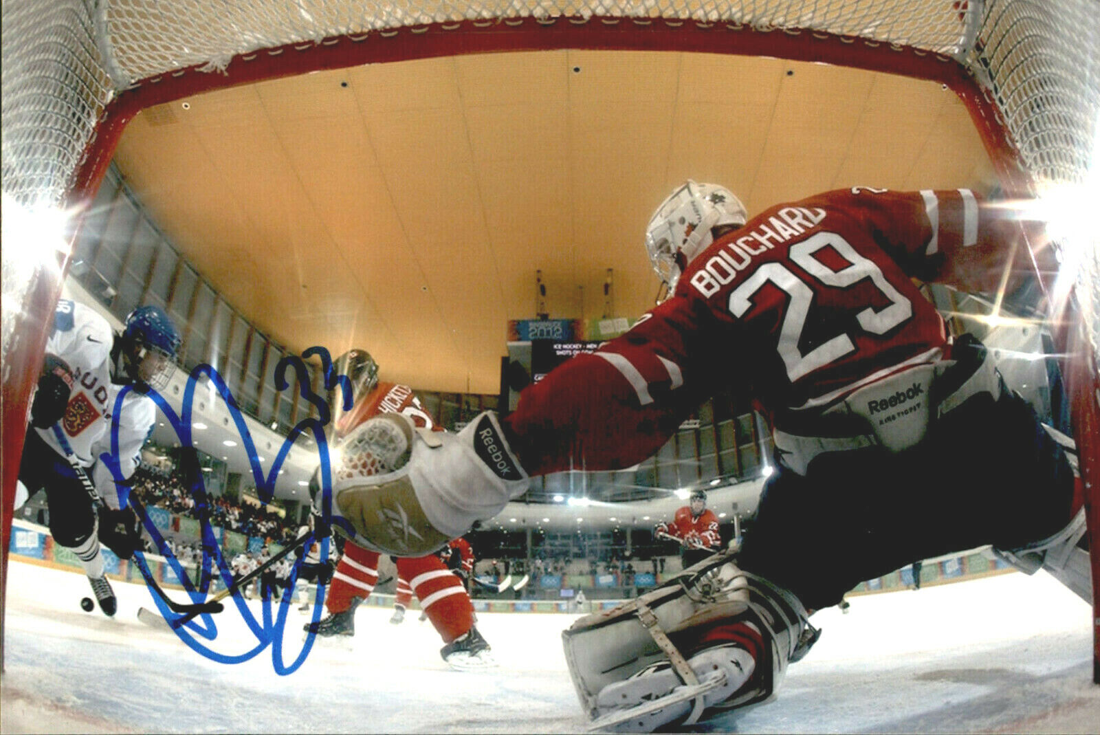 Keven Bouchard SIGNED 4x6 Photo Poster painting TEAM CANADA / EDMONTON OILERS #2