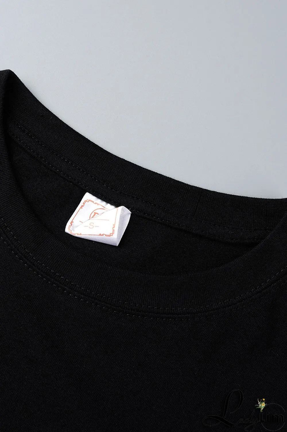 White Fashion Casual Letter Print Basic O Neck T-Shirts