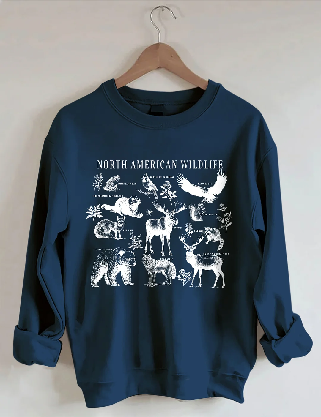  North American Wildlife Sweatshirt