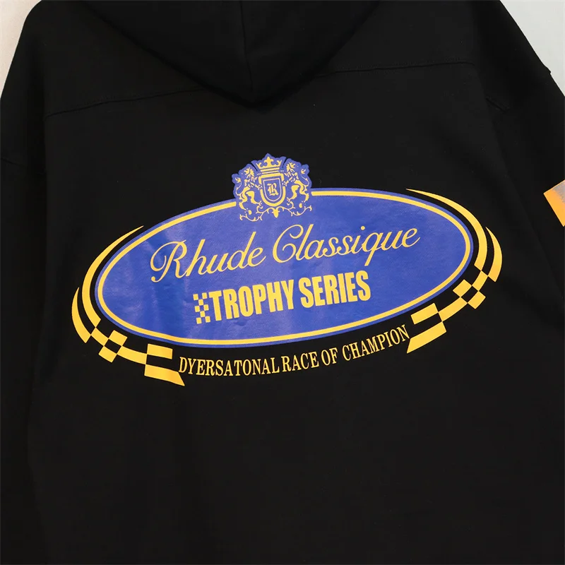 RHUDE 2023 new hoodie sports sweater