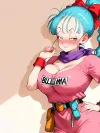 Charming Bulma Decorative Painting & Fridge Magnet - Dragon Ball - BLK Studio