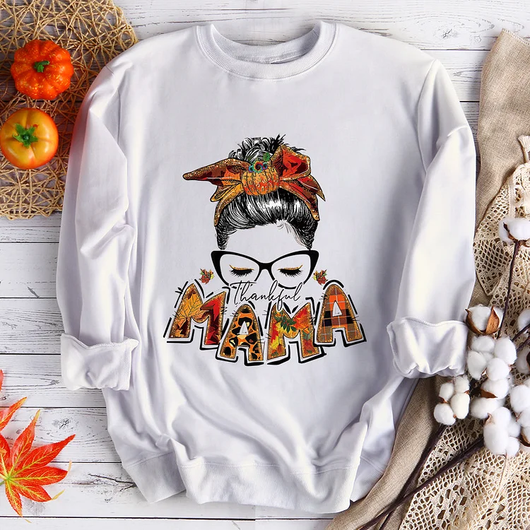 Annaletters-Thankful Mama Sweatershirt-08181-Annaletters