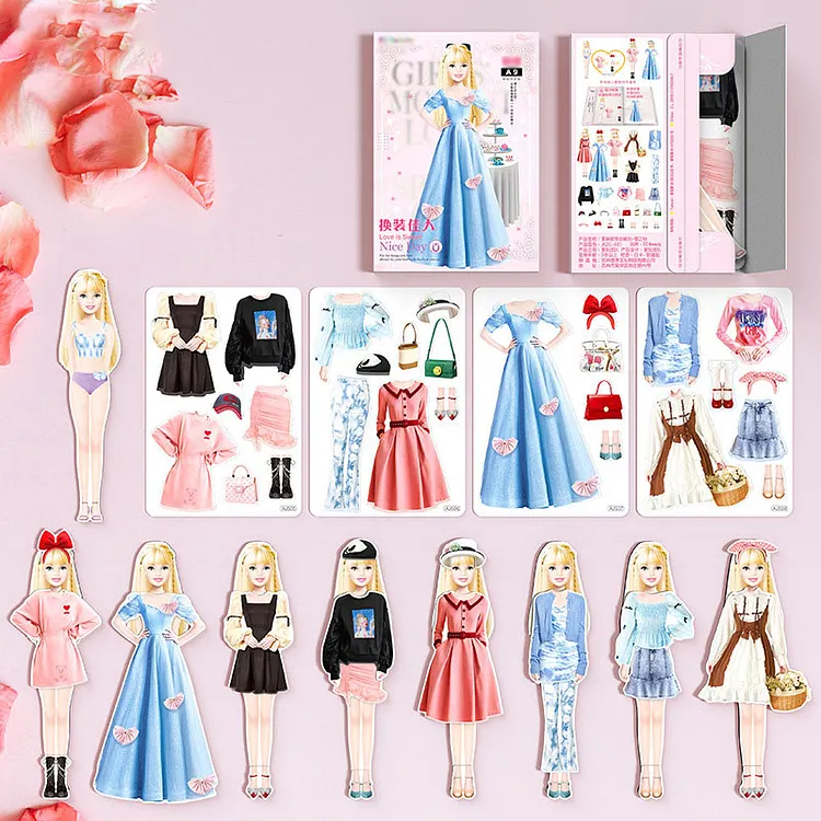2024 New Princess Magnetic Dress Up Baby