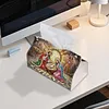 (25cm)Christmas Nativity Scene DIY Diamond Painting PU Tissue Holder Box