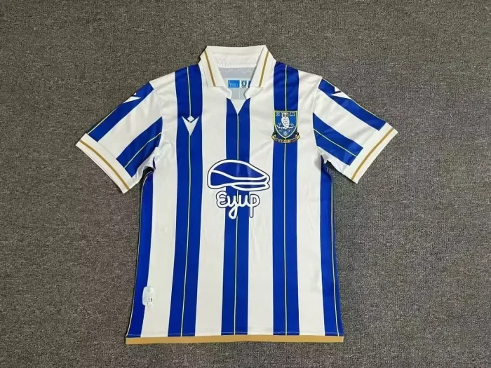 Fan Version 2023-2024 Sheffield Wednesday Home Soccer Jersey