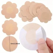 Wwshell 2-100PCS Invisible Nipple Cover Sticker Women Sexy Safety Breast  Pad Lift Tape Self-Adhesive Disposable Chest Pasti Bra Padding