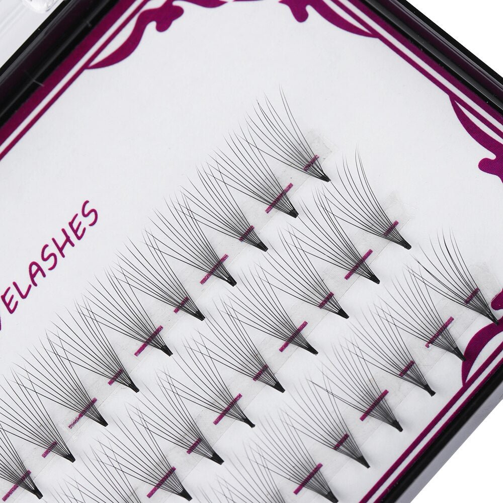 60Pcs/boxes 10D 0.07 C Russian Premade Volume Fans Mink Hair False Eyelashes Natural Soft Eye Lashes Makeup Extension Tool