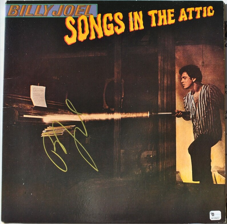 BILLY JOELSONGS In The Attic Signed Album wcoa