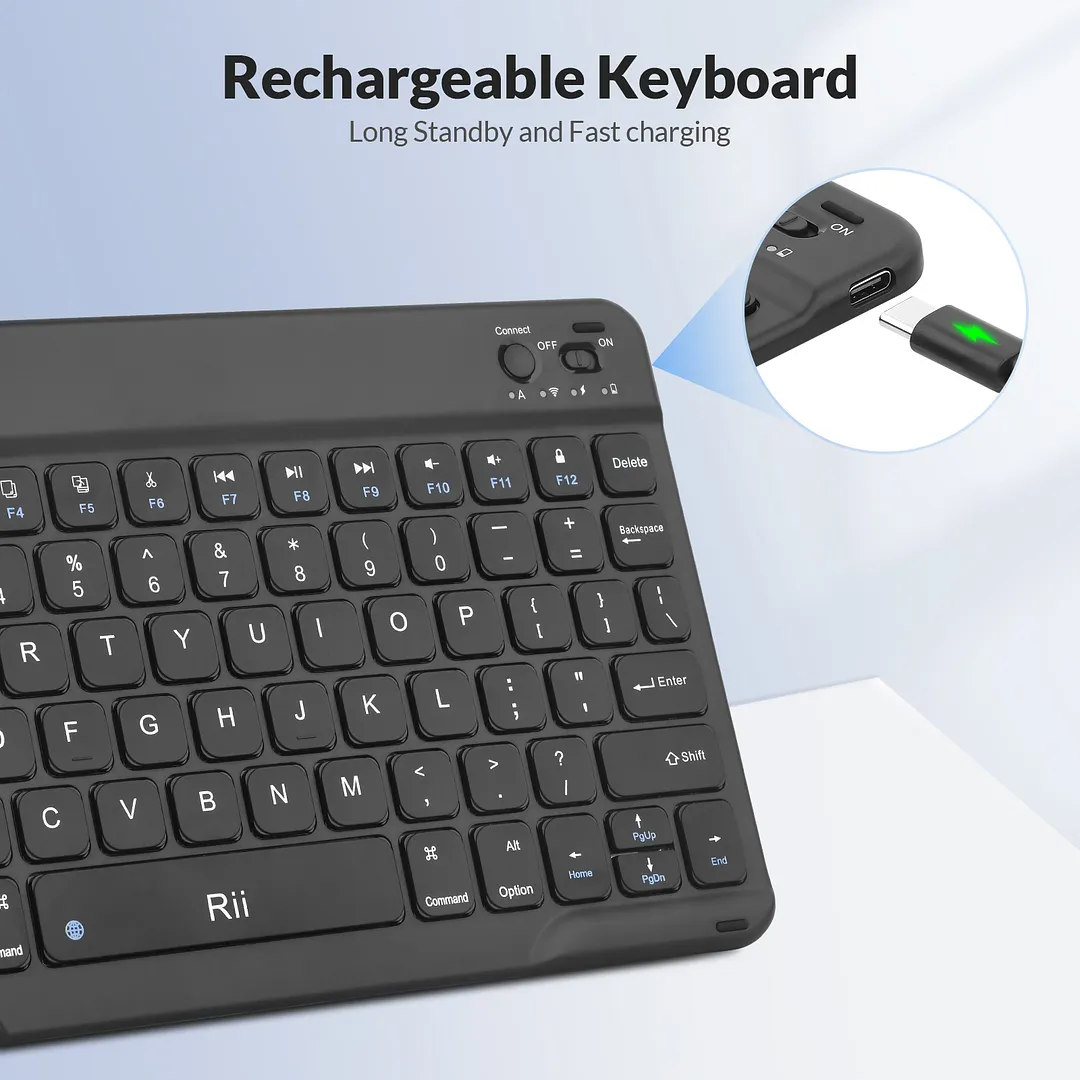 Rii RK302 Wireless Bluetooth keyboard 