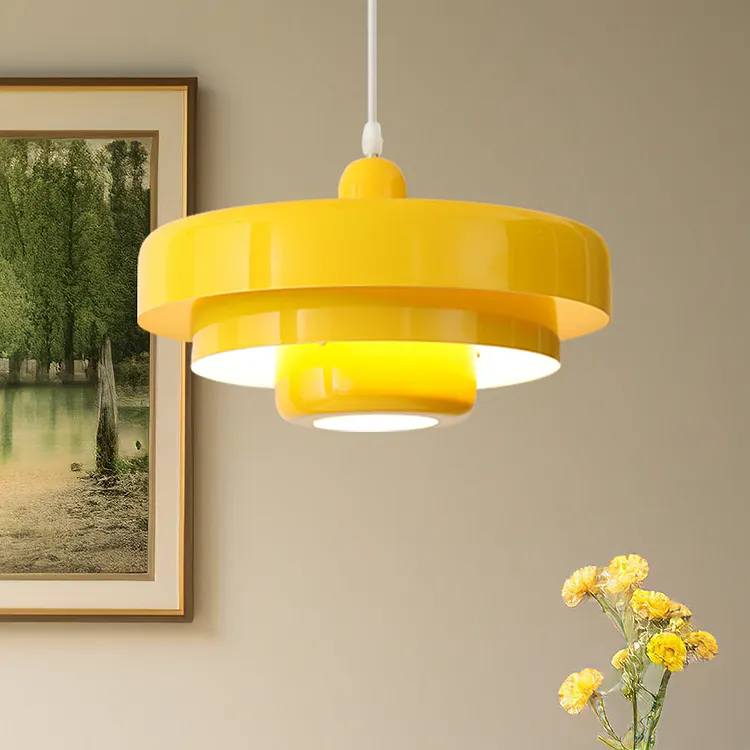 Vintage Iron Pendant Light Bauhaus Hanging Light