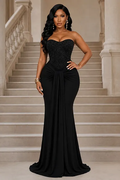 hoco strapless dresses Sexy Bodycon Lace Mini Party Dress SD1240W – Viniodress perfect for standing out pure white mermaid style gown Color:Ruby/Gold Homecoming Dresses Prom Dress