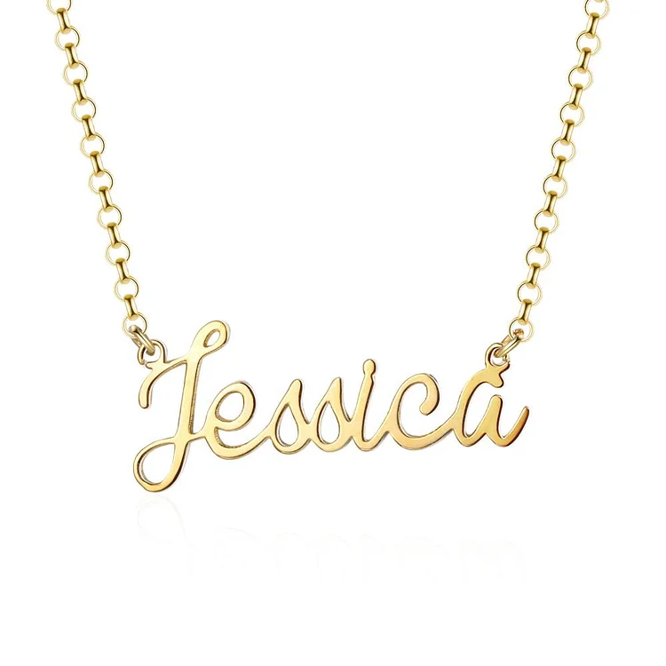 Custom Name Necklace Gold Personalized Name Chain Great Gift For Girls