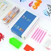 8pcs Marine Animal DIY Mini Round Diamond Painting Set 12x17cm