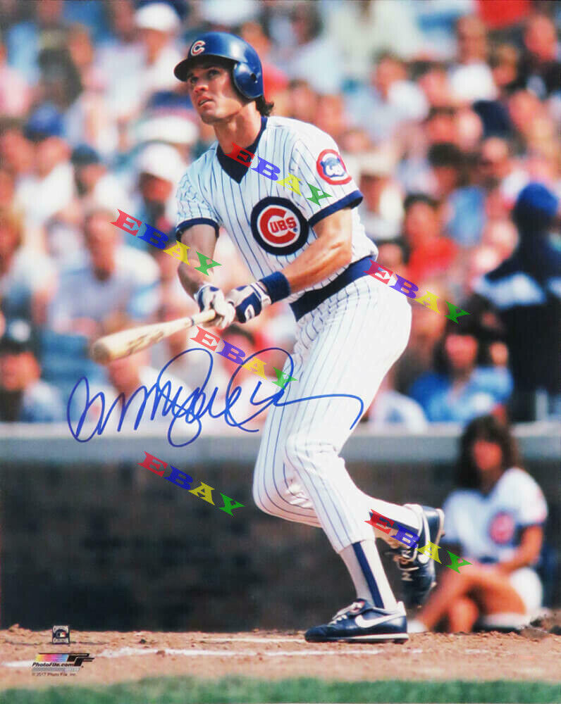 Ryne Sandberg Chicago Cubs Signed Autographed 8x10 Photo Poster painting Reprint