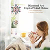 Mandala-C DIY, Acryl-Diamantmalerei, Kunst, Windspiele mit Kristallanh&auml;nger, Diamant-Kunstgem&auml;lde, h&auml;ngende Ornamente f&uuml;r Erwachsene, Anf&auml;nger, Gesche